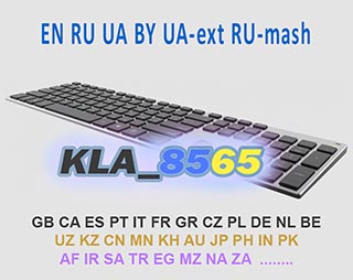 KLA_8565, Keyboard Layout Assistant KLA-8565, Multilang support